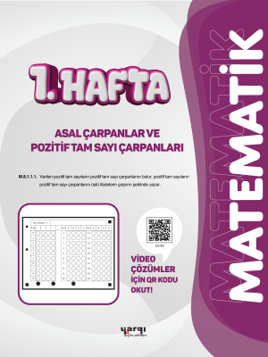 8. SINIF MATEMATİK HAFTALIK ÖDEV FÖYLERİ